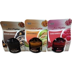 Resim Deepen Oto Ve Oda Kokusu Jel Koku Karışık Kestane,kavun,sakız 3 Adet 