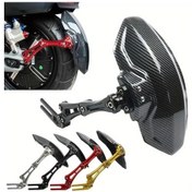 Resim Dashanshop Titanyum Renk Cnc Alüminyum Alaşım Evrensel Motosiklet Bisiklet Arka Çamurluk 