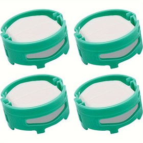 Resim Köpekbalığı Vakum Temizleyici Koku Giderici Kartuş 4'lü Paket - AZ3000, HZ3002, ZD550, IZ862H, IZ562H, ZU102, LA702 Modelleri ile Uyumlu - Taze Koku Hava Temizleyici Yedek Filtreler ile Taze Bir Ev 