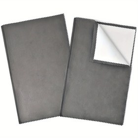 Resim Profesyonel Takı Parlatma Bezi, Büyük 24.99cm x 31.19cm, Gümüş, Altın, Elmas, Platin, Değerli Taşlar & Madeni Paralar için İdeal - Güç Gerektirmez 
