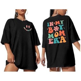 Resim Ge Ticaret Bisiklet Yaka Kısa Kol Baskılı T-shirt - Siyah SIYAH 