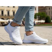 Resim LUTTOON Beyaz Spor Ayakkabısı Konforlu Hava Alan Esnek Kaliteli Erkek Spor Ayakkabı 250 