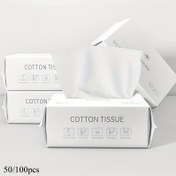 Resim 50 100 Adet Sağlam Tek Kullanımlık Yüz Havlusu - Kalın, Yumuşak, Hızlı Kuruyan Makyaj Temizleme ve Cilt Bakımı İçin, Antrenman Sonrası - Hassas Ciltler İçin Nazik Açık Bej Renkli, Seyahat Dostu (50/100 Adet) - Ev, Kuaför, Spa, Banyo Kullanımına Uygun, Dayanıklı Tasarım, Spor Salonları İçin İdeal 