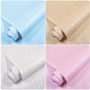 Resim 1 adet Dokulu Çim Kumaş Duvar Kağıdı - Kendinden Yapışkanlı, Kabartmalı Vinil Film, Pembe/Mavi/Altın/Beyaz Renklerde Mevcut, 44.96cm x 10.0 metre, Ev Dekorasyonu için Kolay Uyumluluk 