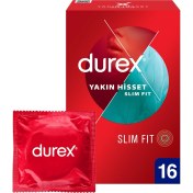 Resim Durex Yakın Hisset Slim Fit Prezervatif 16'lı 