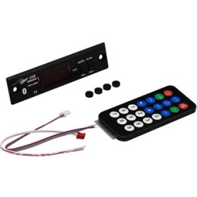 Resim Magicvoice Usb-Sd-Mp3-Mic-Bluetooth-Kumandalı Oto Teyp Çevirici M517 