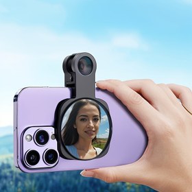 Resim Yenilikçi, Güvenli Klipsli Akıllı Telefon Selfie Aynası - Benzersiz Açıları Yakalayın, Tüm Büyük Markalarla Uyumlu 