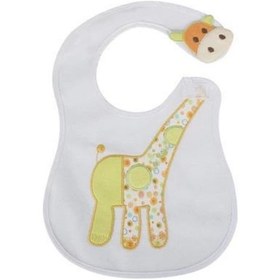 Resim Sevi Bebe Yandan Cırtlı Mama Önlüğü Art-71 Kızılderili Zürafa 