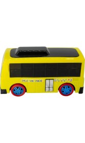 Resim Uj Toys Sesli ve Işıklı Çarp Dön Sevimli Okul Otobüsü-Sarı 