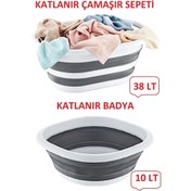 Resim Intekcity Mega Katlanır Sepet 38 Lt Katlanır Badya 10 Lt 