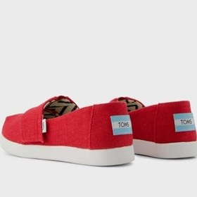 Resim Kadın Espadril 10022087 Toms Alpargata Classic Heritage Canvas Red 