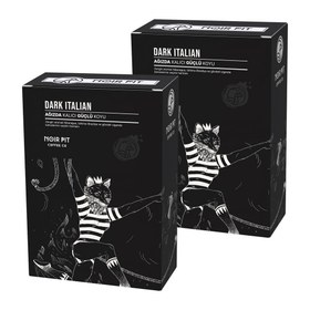 Resim Noir Pit Coffee Co. Dark Italian Çekirdek Kahve, 2x250 g 