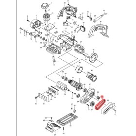 Resim Makita KP0810C Planya Kayışı Ürün Kodu 225092-0 