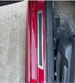 Resim Renault Scenic 2 Krom+Karbon Kapı Eşik Koruması 4 Parça 2003-2009 