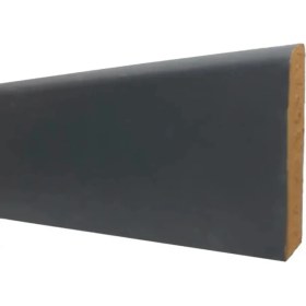 Resim By İstanbul 12.5 mt 8 cm Antrasit Gri Düz Model Laminat Parke Süpürgelik Modeli Finiş Folyo Kaplama 227-D 