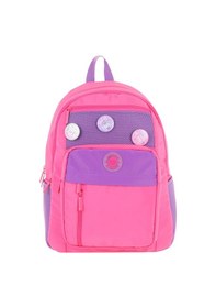 Resim Kauko Holiday Kız Çocuk Altı Bölmeli Rozetli Okul Sırt Çantası - Pembe - K1830 Pembe - Mor 