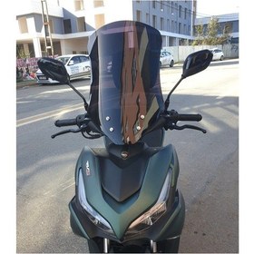 Resim Motocam Küba Arome 125 Ön Cam 2023-2026 Model 54cm Siyah Renkli 