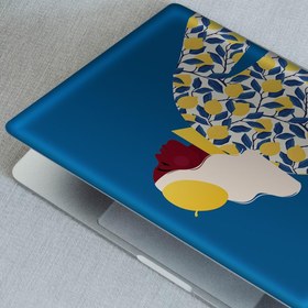 Resim Limon Desenli İlüstrasyon Kız Notebook Sticker, Laptop sticker,, Hp Sticker, Asus Sticker, 15.6 inç Sticker 