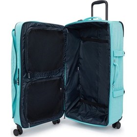 Resim Kipling Kıplıng Spontaneous L Büyük Boy Tekerlekli Valiz Yeşil Deepest Aqua 