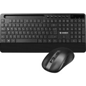 Resim KM-9676 Kablosuz Klavye Mouse Seti Everest