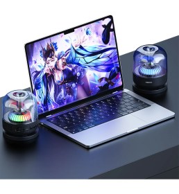 Resim Recci Bluetooth Speaker Hoparlör Recci RSK-W31 Amber Serisi Fm/tf/aux Hi-Fi Rgb Işıklı Wireless 5W 500MAH 