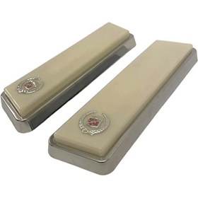 Resim Oto Mutluluk Etiketçilere Cadillac Gazetelik Beyaz Cam Gün ışığı Rengi 