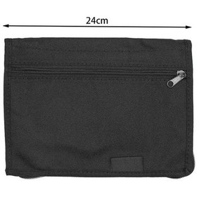 Resim Novahub Dayanıklı 600d Oxford Kumaş Araç Düzenleyici Çanta, 5 Cepli, El Kitabı Ve Belge Saklama Siyah Siyah 