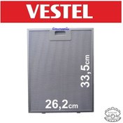 Resim Vestel Uyumlu Adx 9017 Ankastre Davlumbaz Alüminyum Metal Filtre V040050403 