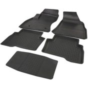 Resim Peugeot 301 4D Havuzlu Paspas Kauçuk Siyah 