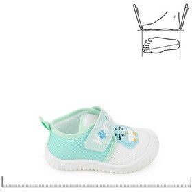 Resim Gezer Yazlık Keten Kız Bebe Happy Birds Cırtlı Ayarlanabilir Ayakkabı Ga2ybm.03356.00.3g3.0a Yeşil 