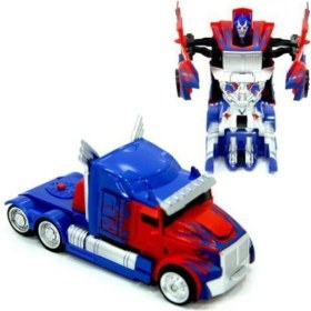 Resim Brother Toys Transformers Optimus Prime Dönüşebilen Robot Araba Oyuncak 
