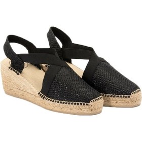 Resim Toni Pons Tonı Pons Trıton Triton Espadril Sandalet Siyah Black 
