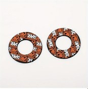 Resim Tongdashop Mandalina Ktm Yamaha Honda Atv 22mm 24mm Dayanıklı Donut Tutacak Grip Kapak 
