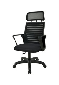 Resim Mobilyakeyfi Bürocci Likya Plastik Ayaklı Çalışma Koltuğu-Siyah File-2284B0541 