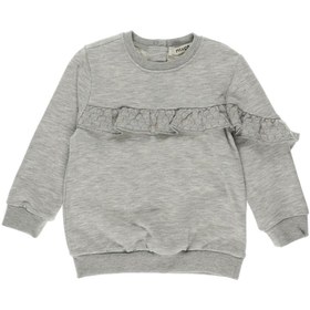 Resim Panço Kız Bebek Volan Detaylı Sweatshirt 