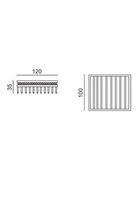 Resim Çelik Banyo Paslanmaz Pirinç Swwor Lamalı Tel Sabunluk 10x12cm 