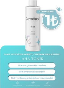 Resim Dermaluire Akne Ve Sivilce Karşıtı, Gözenek Sıkılaştırıcı Aha Tonik 200ml ( Glikolik Asit, Laktik Asit) 