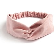 Resim Prosperlink Vintage Boho Süet Saç Bandı - Kadınlar İçin Çapraz Türban Ve Tatlı Yay Headwrapdistribütör Garantili 