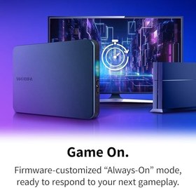 Resim Toshiba Canvio Gaming 2.5" 2TB USB 3.2 Gen-1 Gri (HDTX220EK3AA) Taşınabilir Harici Sabit Disk 