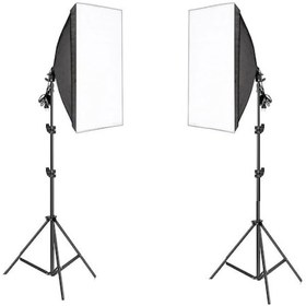 Resim 4 Duylu Softbox (2 Adet) + 2 M Işık Ayağı Lambasız 