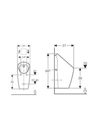 Resim Geberit Preda Pisuvar Komple Elektrikli 116.072.00.1 
