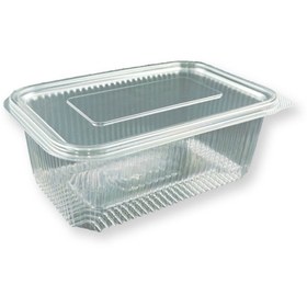 Resim Home 100 Adet plastik sızdırmaz kap 1kg cc kullan at tek kullanımlık plastik kapaklı kase 