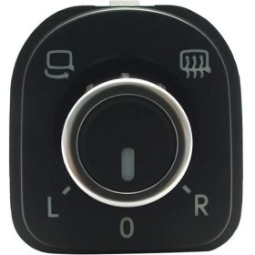 Resim Parçazamanı Volkswagen Jetta Mk4 1998 - 2004 Katlanır Ayna Ayar Düğmesi 