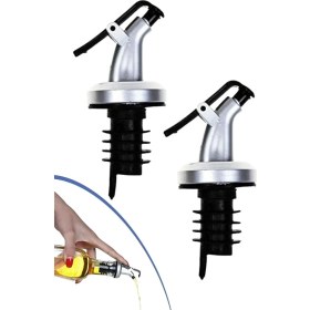 Resim Safestore 2 Adet Şişe Ucu Damlatmaz Servis Aparatı Damlalık Yağdanlık Tıpa 