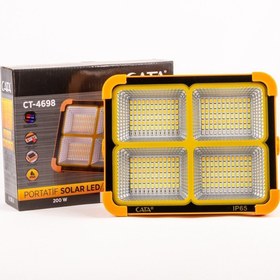 Resim Cata CT-4698 200W Taşınabilir Solar Led Projektör 