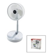 Resim Masa Üstü Vantilatör Usb Şarjlı Katlanır Fan 16.4cm - Uzayan Ayak 12.5-19cm 180 Derece Dönebilen Telefonluklu Bwfn-11 5250 