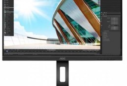 Resim Aoc 23.8 Q24P2Q Ips Pivot Mm Monitör 4Ms Siyah 2560x1440 Dp Hdmi Vga 75Hz Usb Hoparlör Vesa 