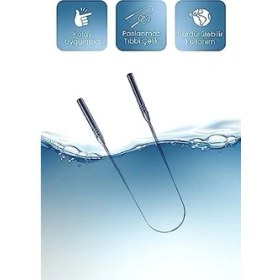 Resim Probident Dil Temizleme Aparatı/dil Sıyırıcı Kese + Stand Hediyeli Full 304 Surgical Stainless Steel 
