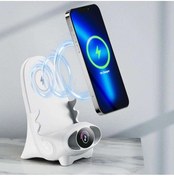 Resim Bn23 Kablosuz Şarj Aleti Telefon Tablet Tutucu Koku Hediyeli 