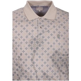 Resim Erkek Polo Yaka Tişört Vizon Slim Fit Ribanalı Kol Pamuklu Baskılı T-shirt Ncs Jeans 1252-vizon Vizon 